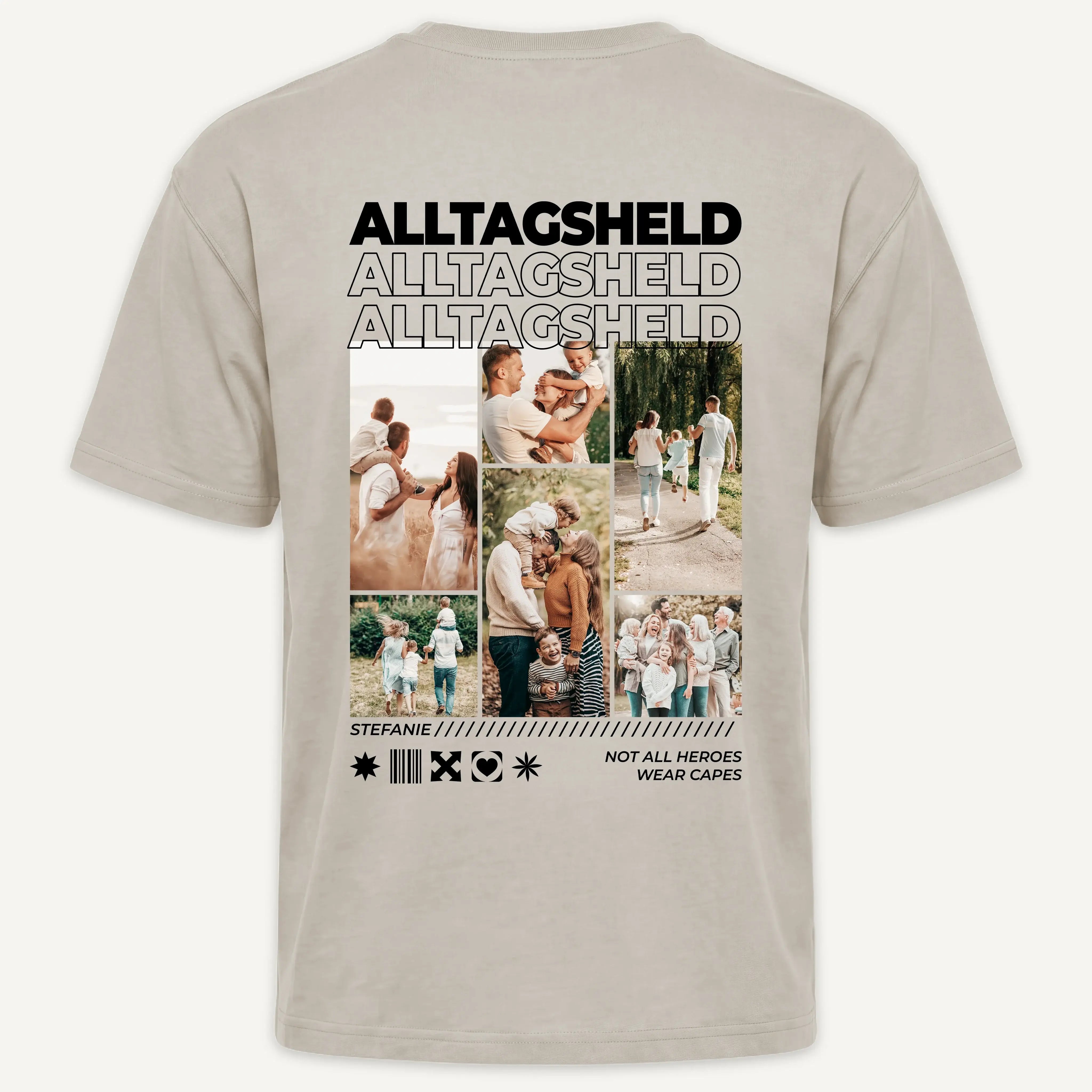 T-Shirt - Personalisiertes T-Shirt ALLTAGSHELD - personalisiert
