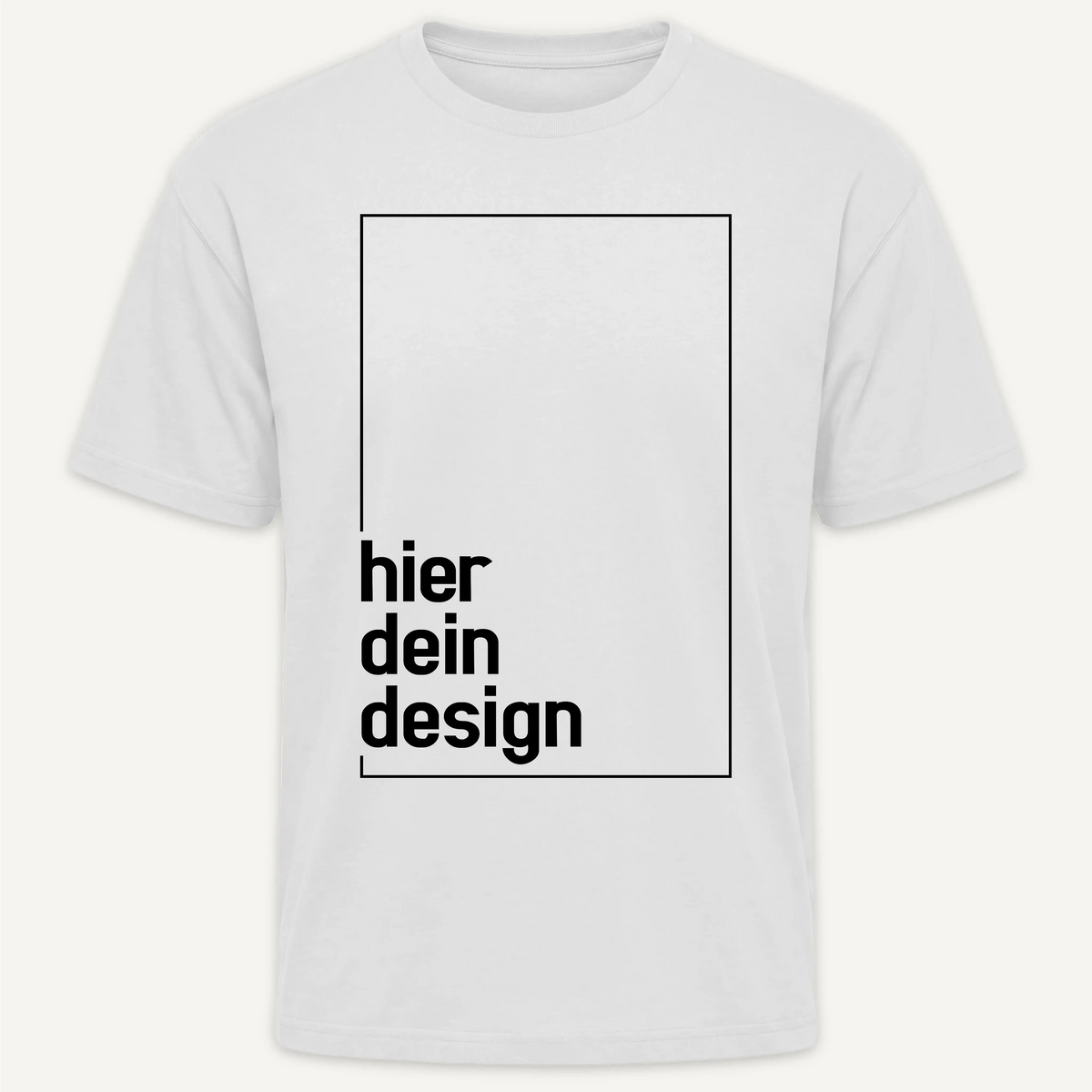 T-Shirt Dein Design - beidseitig-T-Shirt-famprints-personalisiertes-Shirt
