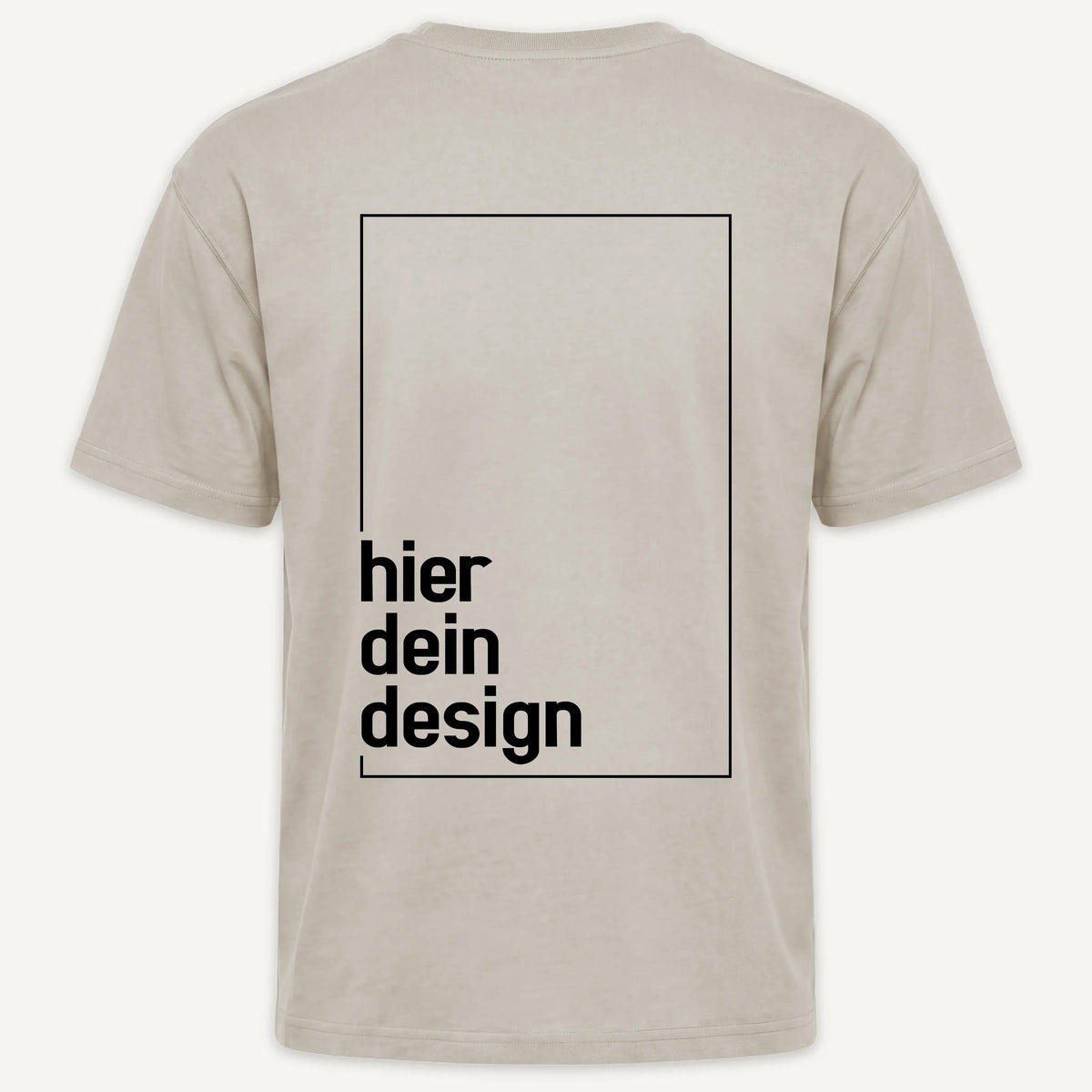 T-Shirt Dein Design - beidseitig-T-Shirt-famprints-personalisiertes-Shirt