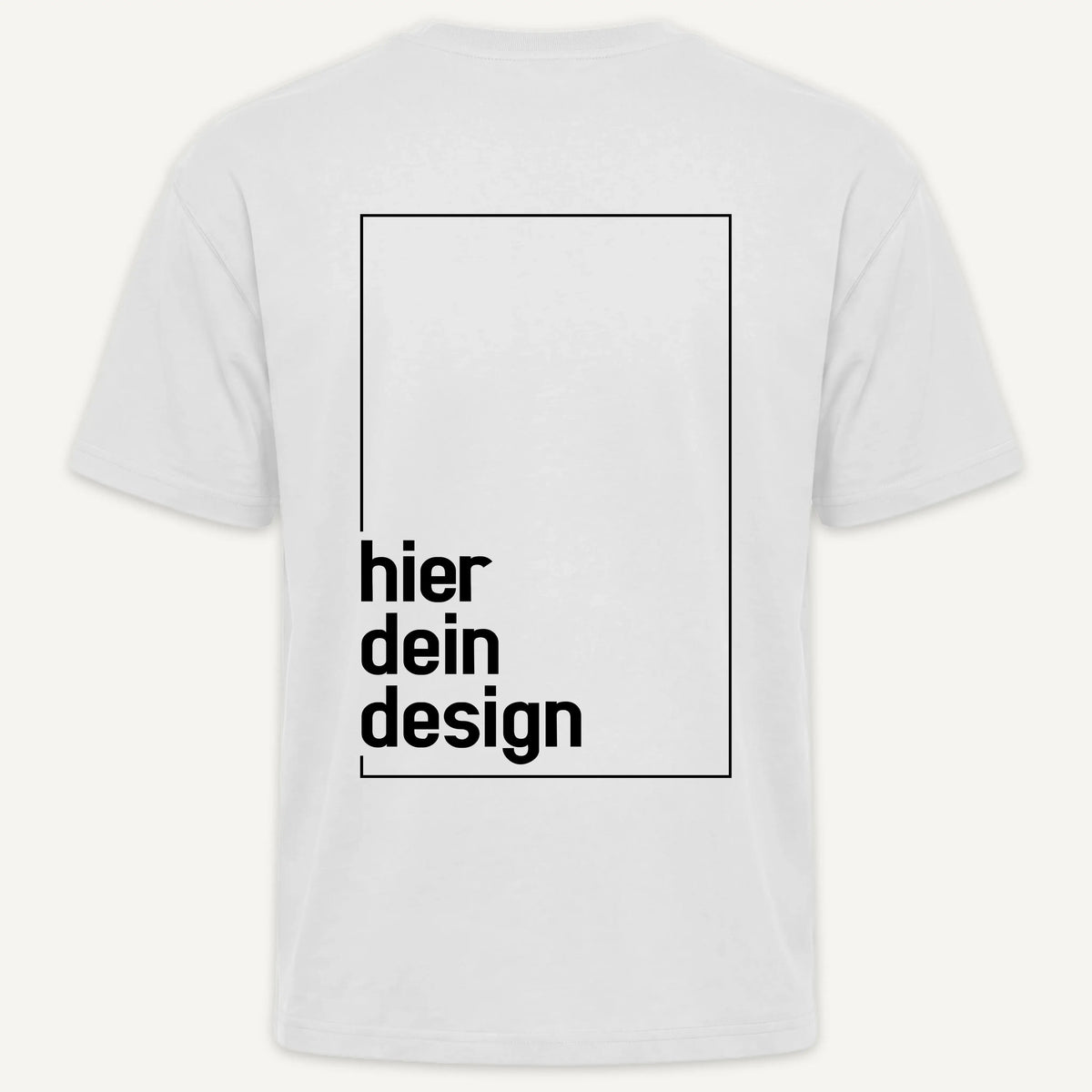 T-Shirt Dein Design - beidseitig-T-Shirt-famprints-personalisiertes-Shirt
