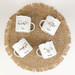 Emaille Tasse Flugzeug-Emaille Tasse-famprints-Entdecke unsere einzigartige Emaille Tasse Flugzeug – das perfekte Geschenk für kleine Flugzeugfans! Die Tasse zeigt vier verschiedene Flugzeug-Designs in stilvoller Wasserfarbe-Optik, die Kinderherzen höhers