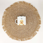 Emaille Tasse Küken Portrait-famprints-Emaille Tasse-Entdecke die bezaubernde Emaille Tasse Küken Portrait, die sich perfekt als personalisiertes Geschenk eignet! Mit einem liebevoll gestalteten Küken in Aquarell-Optik wird diese Emaille Tasse zum echten