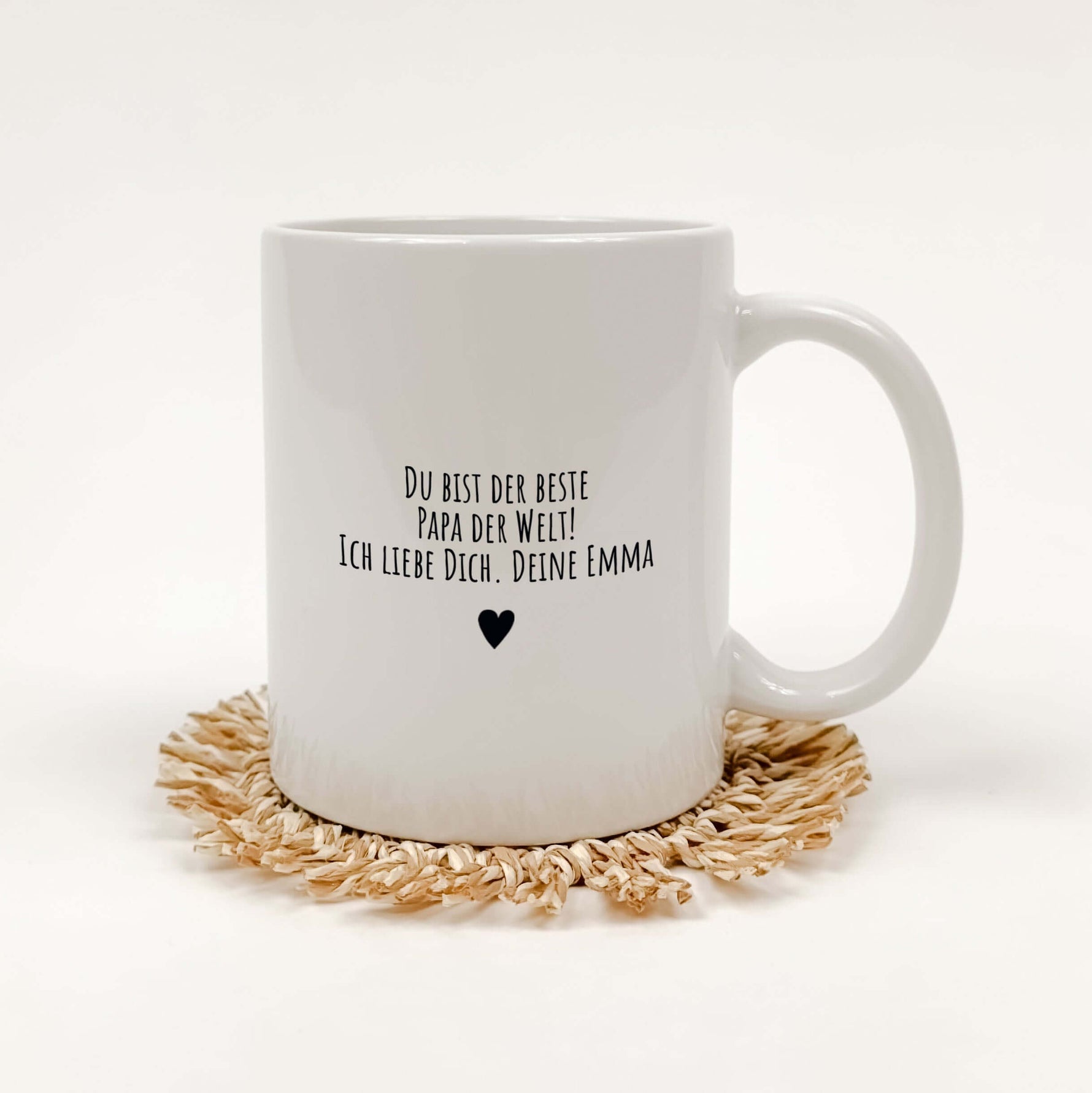 Tasse bester Papa-famprints-Keramik Tasse-Entdecke die Tasse bester Papa – das ideale Geschenk, das sofort Freude bringt! Mit dieser personalisierten Keramiktasse schaffst du unvergessliche Momente, indem du die Lieblingsfotos deines Vaters hinter den Buc