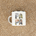 Emaille Tasse bester Papa-famprints-Emaille Tasse-Überrasche deinen Papa mit einer ganz besonderen Emaille Tasse bester Papa, die nicht nur praktisch ist, sondern auch von Herzen kommt. Diese personalisierte Tasse ist mehr als nur ein Trinkgefäß – sie ist