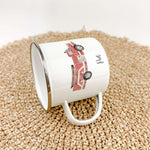 Emaille Tasse Feuerwehr-famprints-Emaille Tasse-Entdecke unsere Emaille Tasse Feuerwehr von famprints – das perfekte Geschenk für kleine Feuerwehrleute! Mit ihrem einzigaritgen Feuerwehrauto-Design und der Möglichkeit, sie mit dem Namen deines Kindes zu p