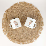 Emaille Tasse Wichtel-famprints-Emaille Tasse-Entdecke die zauberhafte Emaille Tasse Wichtel, die nicht nur durch ihre liebevolle Gestaltung begeistert, sondern auch zahlreiche Vorteile für dein Kind bietet. Diese personalisierte Tasse mit dem Namen deine