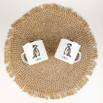 Emaille Tasse Dachs-famprints-Emaille Tasse-Entdecke die zauberhafte Emaille Tasse Dachs – die perfekte Emaille Tasse personalisiert für unvergessliche Momente! Mit ihrem niedlichen Dachs in Aquarell-Optik zaubert sie jedem ein Lächeln ins Gesicht und ist