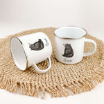 Emaille Tasse Bär No1-famprints-Emaille Tasse-Entdecke die bezaubernde Emaille Tasse Bär – das perfekte Geschenk für kleine Abenteurer! Mit einem süßen, in Aquarelloptik gestalteten Bären und deinem individuellen Namen wird diese Tasse zu einem ganz beson
