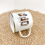 Emaille Tasse bester Opa-famprints-Emaille Tasse-Mach deinem Opa eine ganz besondere Freude mit unserer personalisierten Emaille Tasse bester Opa, die nicht nur seine Kaffeepausen verschönert, sondern auch ein einzigartiges Stück Erinnerung wird. Diese Ta