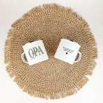 Emaille Tasse Opa seit-famprints-Emaille Tasse-Verschenke ein Stück Liebe und Erinnerung mit unserer einzigartigen Emaille Tasse „Opa seit“. Diese personalisierte Tasse ist nicht nur ein praktisches Accessoire, sondern ein emotionales Geschenk, das die be