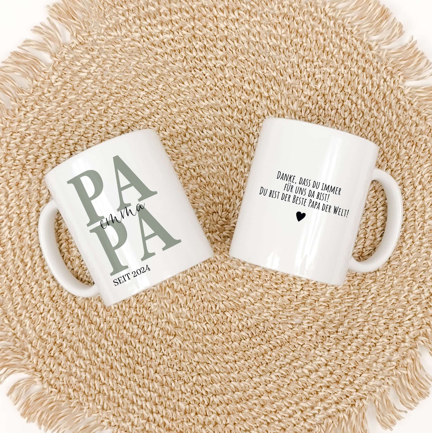 Tasse Papa seit-Keramik Tasse-famprints