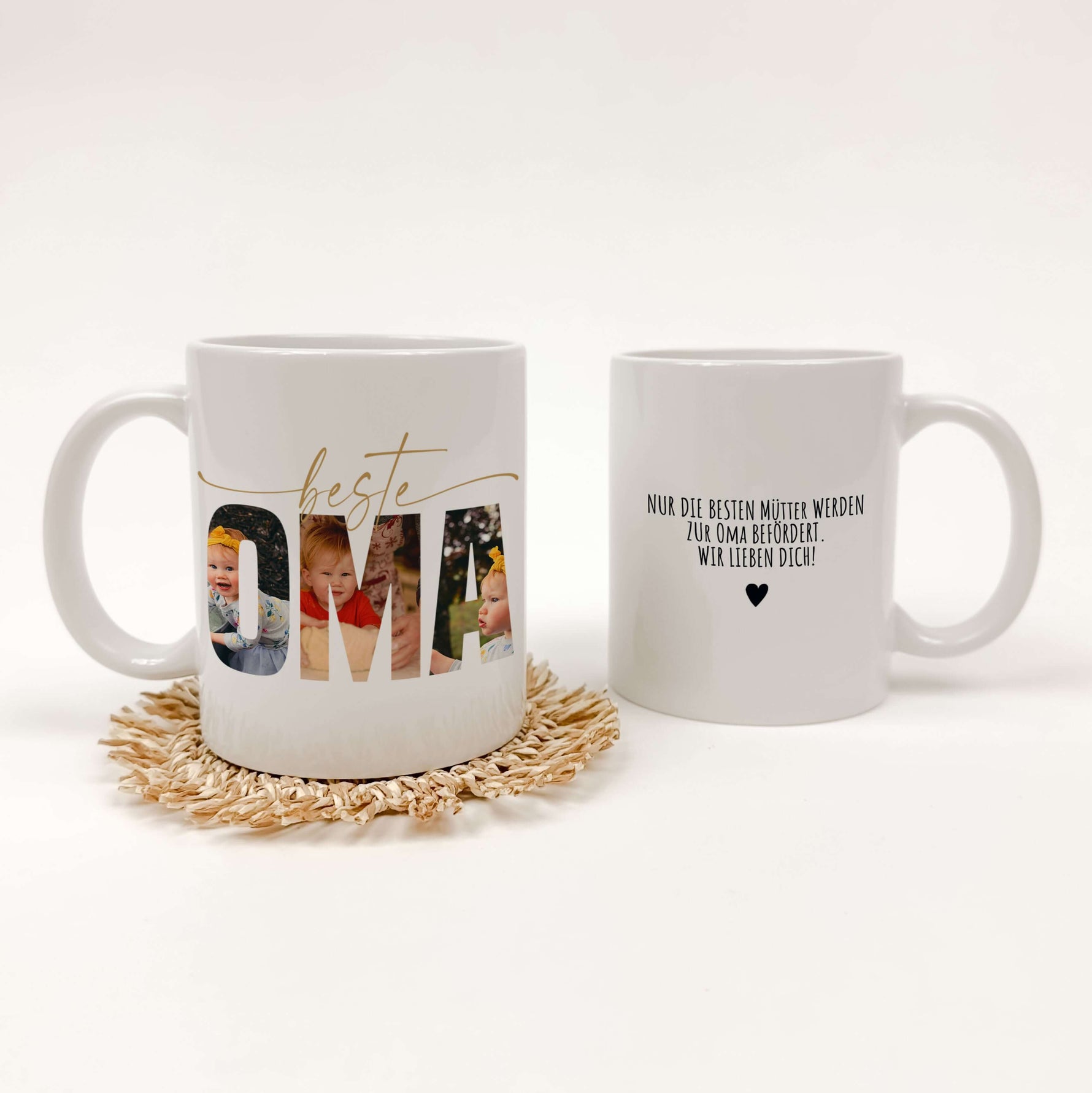 Tasse beste Oma-famprints-Keramik Tasse-Entdecke die Tasse "bester Oma" – das perfekte Geschenk, das sofort Freude bereitet und ein Lächeln auf das Gesicht deiner Oma zaubert. Mit dieser personalisierten Keramiktasse schaffst du eine emotionale Verbindung