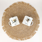 Emaille Tasse Taucherin-famprints-Emaille Tasse-Entdecke die zauberhafte Emaille Tasse Taucherin, die nicht nur ein praktisches Trinkgefäß ist, sondern auch ein Stückchen Freude in den Alltag bringt! Stell dir vor, wie dein Kind beim Trinken aus dieser li