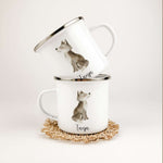 Emaille Tasse Wolf-famprints-Emaille Tasse-Entdecke die hochwertige Emaille Tasse Wolf – das perfekte Geschenk für kleine Abenteurer und Tierliebhaber! Diese Emaille Tasse personalisiert bringt nicht nur ein Lächeln auf das Gesicht deines Kindes, sondern
