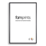 Manufaktur Alu Bilderrahmen Schwarz matt-famprints-Bilderrahmen-Wir fertigen unsere hochwertigen Manufaktur Alu Bilderrahmen in Schwarz matt individuell nach deiner Bestellung. In unserer hauseigenen Manufaktur entsteht nach höchsten Qualitätsstandards ei