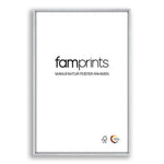 Manufaktur Alu Bilderrahmen Silber matt-famprints-Bilderrahmen-Wir fertigen unsere hochwertigen Manufaktur Alu Bilderrahmen in Silber matt ganz individuell für dich nach deiner Bestellung. Du wirst begeistert sein von dem besonderen Look, den unser Bilder