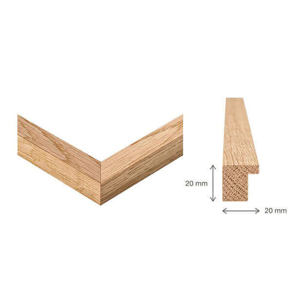 Manufaktur Holz Rahmen Eiche natur-famprints-Bilderrahmen-Jedes personalisierte Poster ist einzigartig und verdient es, in einem besonderen Bilderrahmen gezeigt zu werden. Unser hochwertiger Manufaktur Holz Bilderrahmen in Eiche natur wird nach deiner Bes