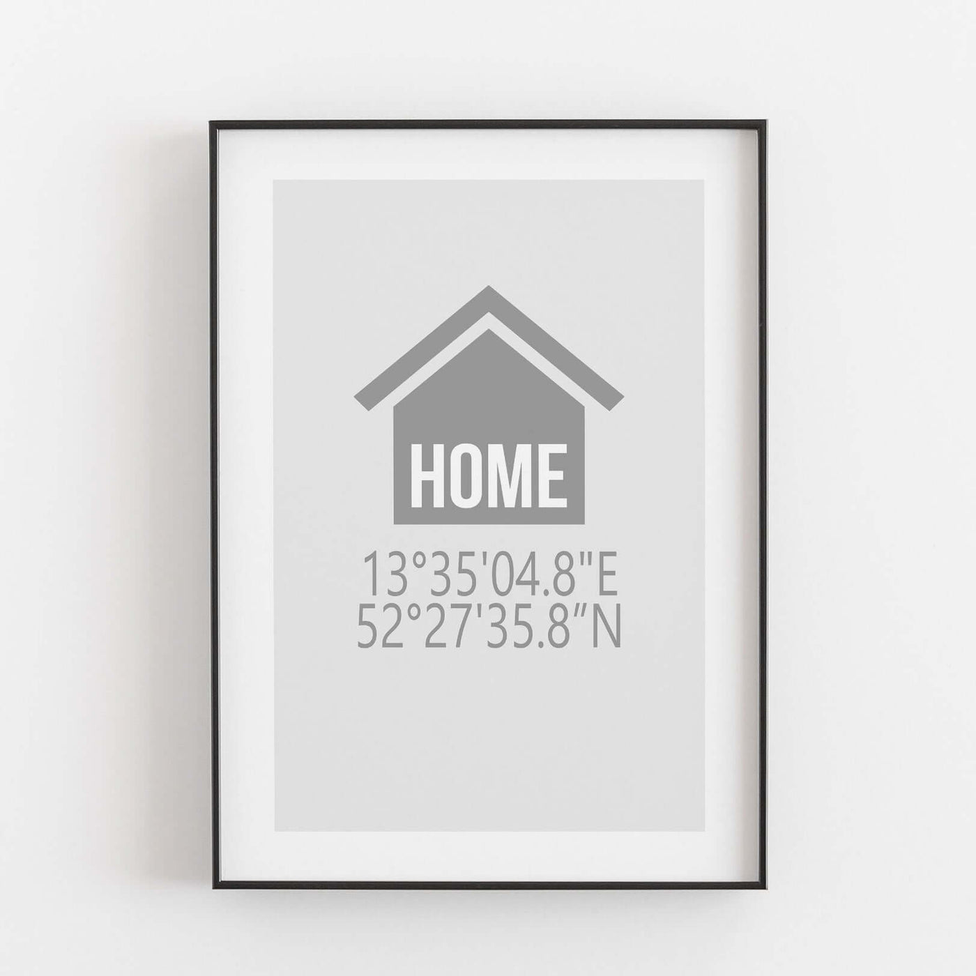 Poster 'Home Koordinaten' BF alt, Koordinaten Poster, Personalisiertes Poster, Zuhause Poster Personalisiertes Poster Größe: Digitaler Download famprints